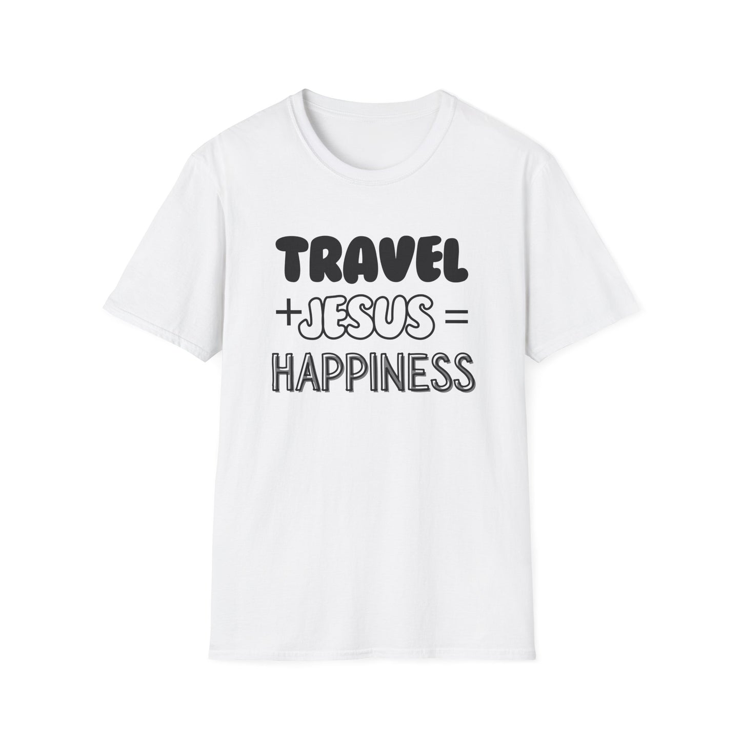 Travel -Happiness - Softstyle T-Shirt