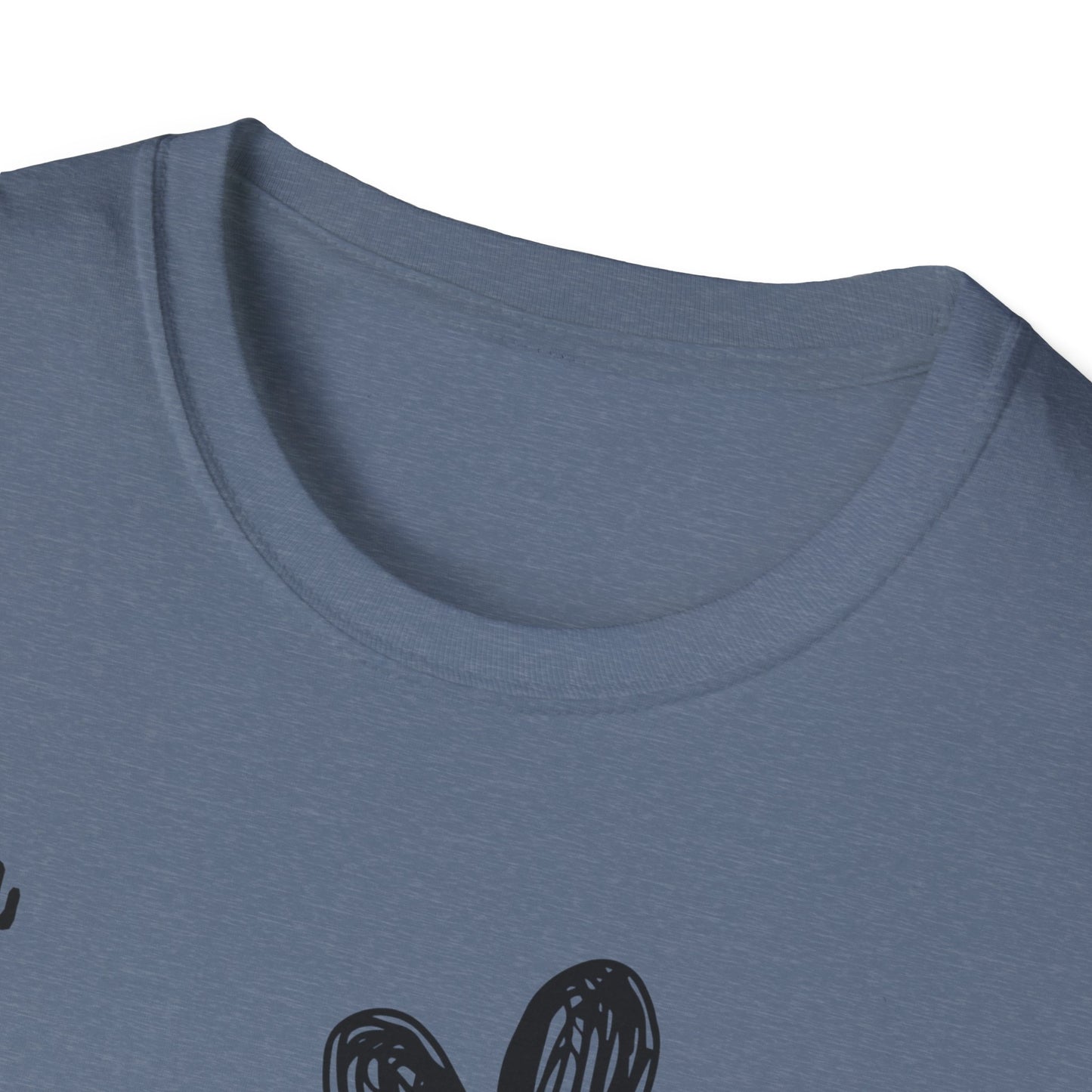 I Love My Church - Three Hearts Black - Softstyle T-Shirt