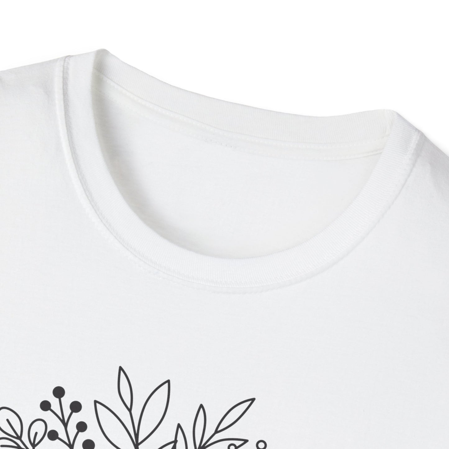 I Love My Church - Floral Design  - Softstyle T-Shirt