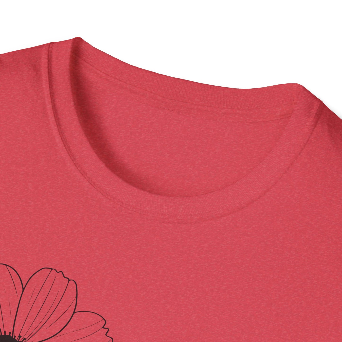 I Love My Church - Floral Single Flower - Softstyle T-Shirt