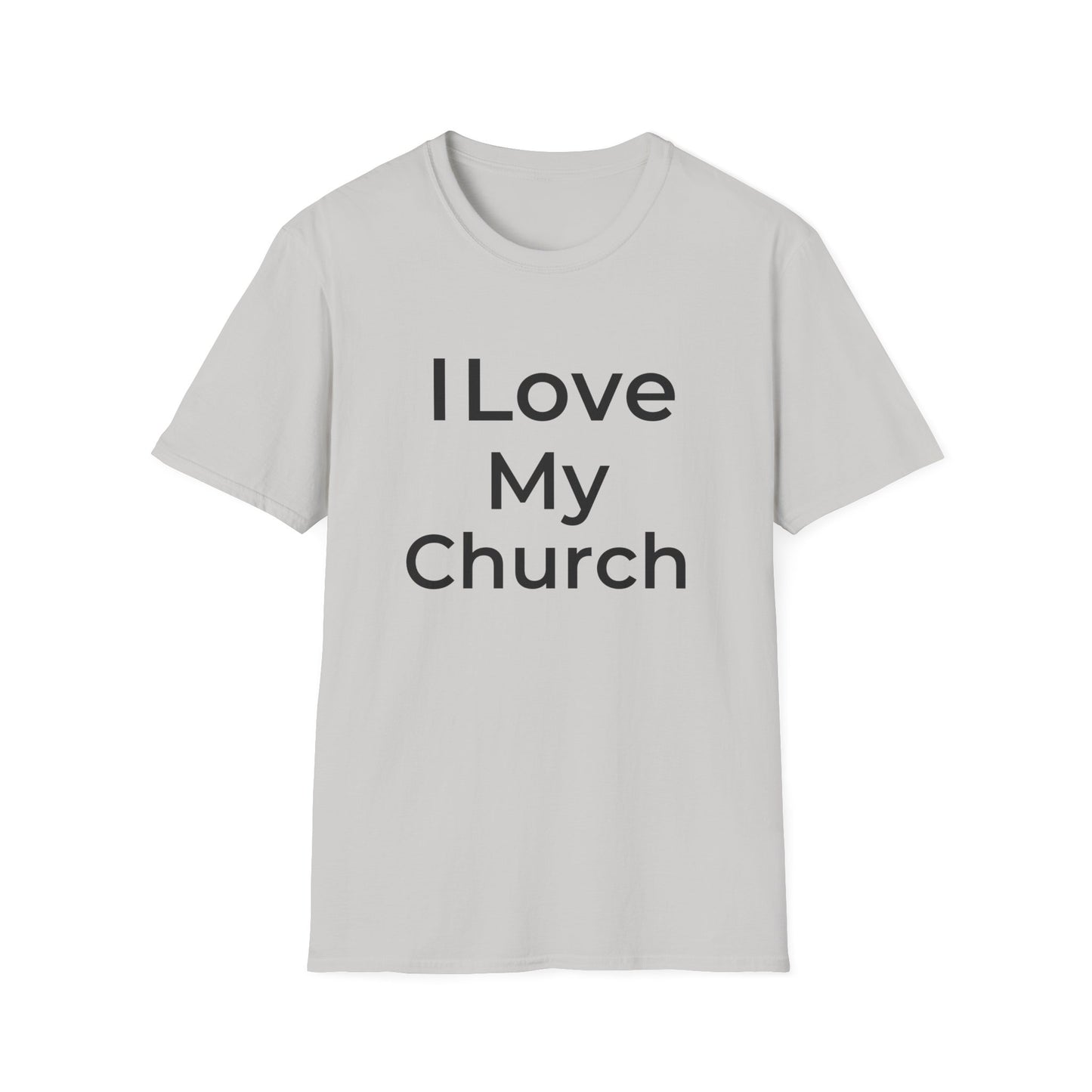 I Love My Church - Plain Text  - Softstyle T-Shirt