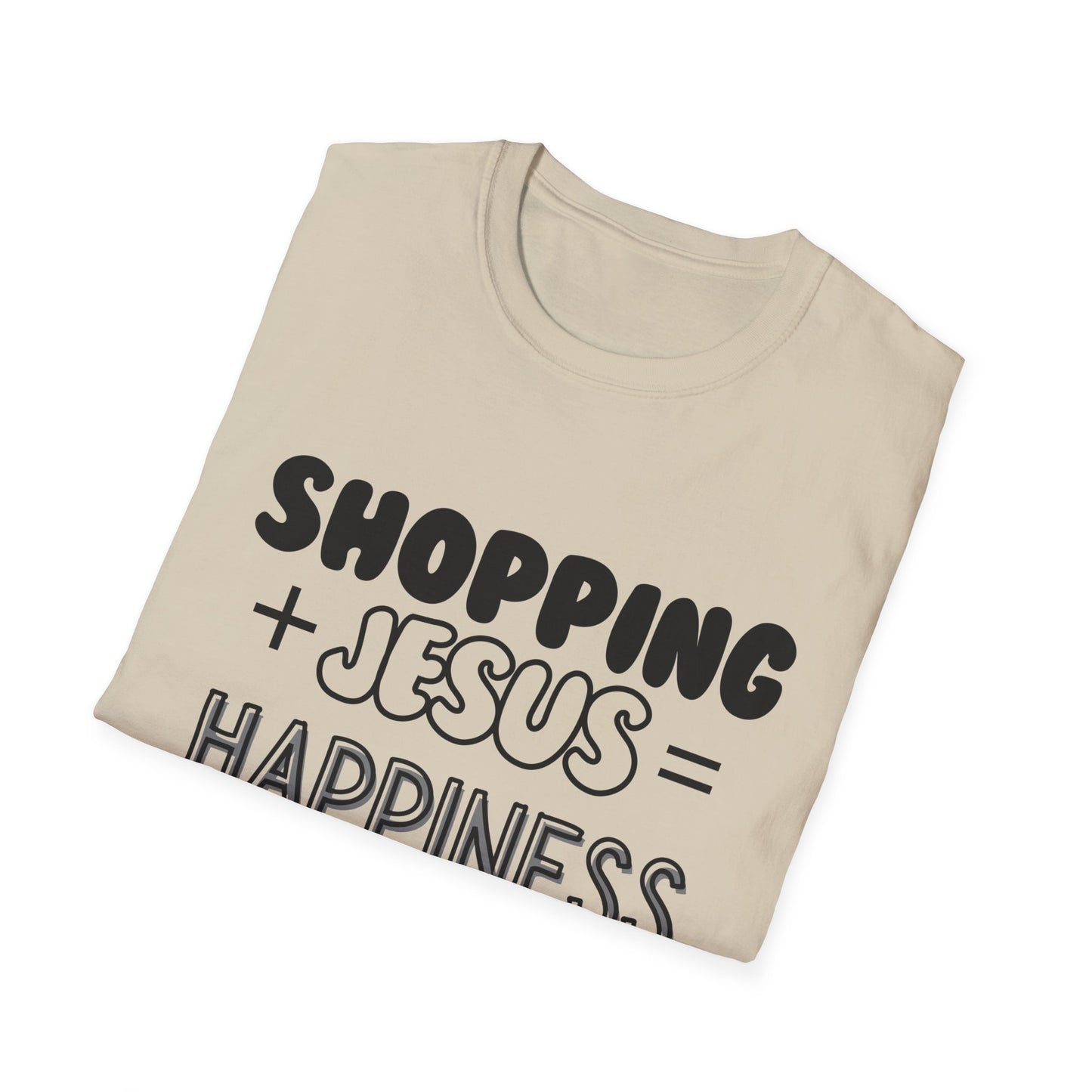 Shopping -Happiness - Softstyle T-Shirt
