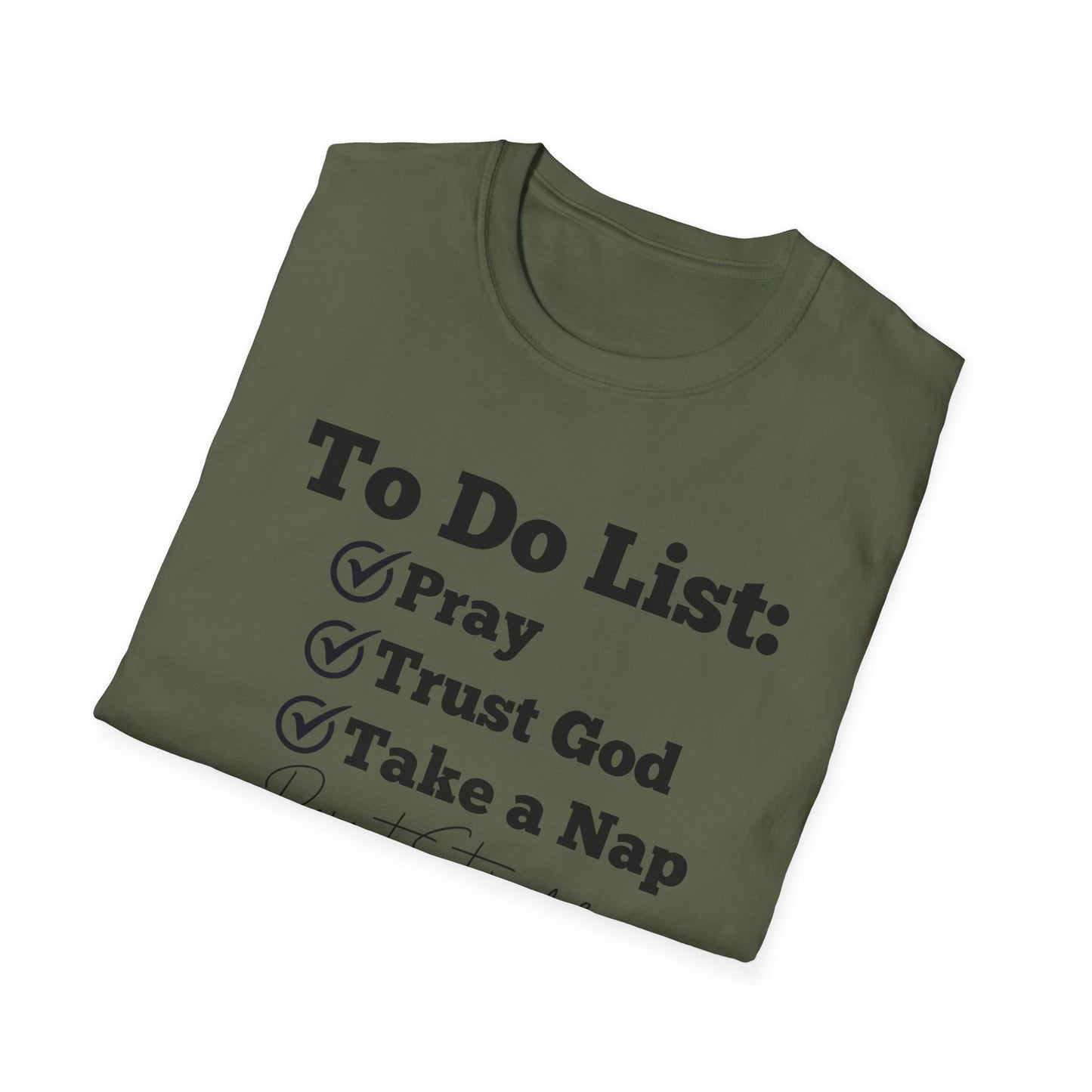 Napping -To Do List- Softstyle T-Shirt