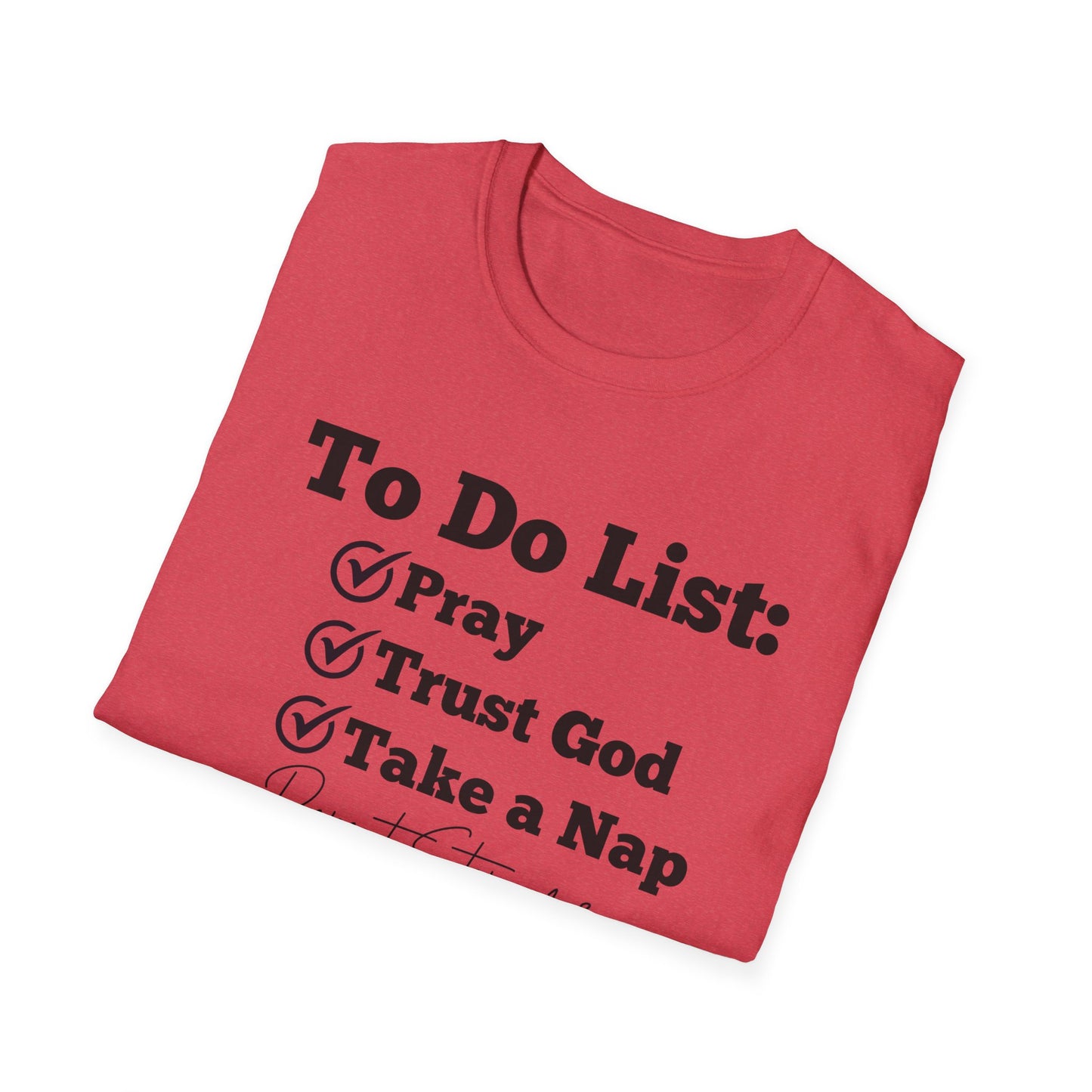 Napping -To Do List- Softstyle T-Shirt