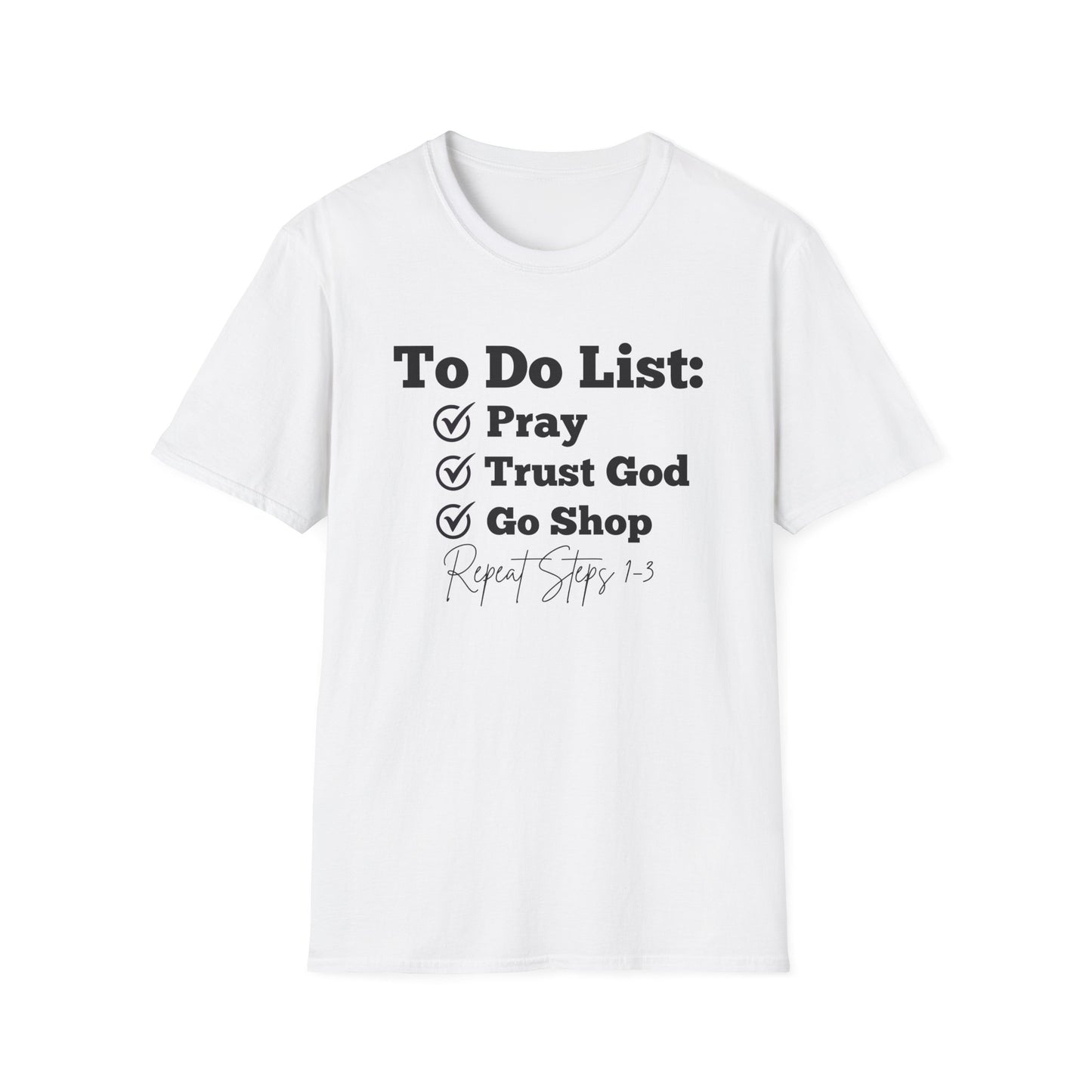 Shopping - To Do List- Softstyle T-Shirt