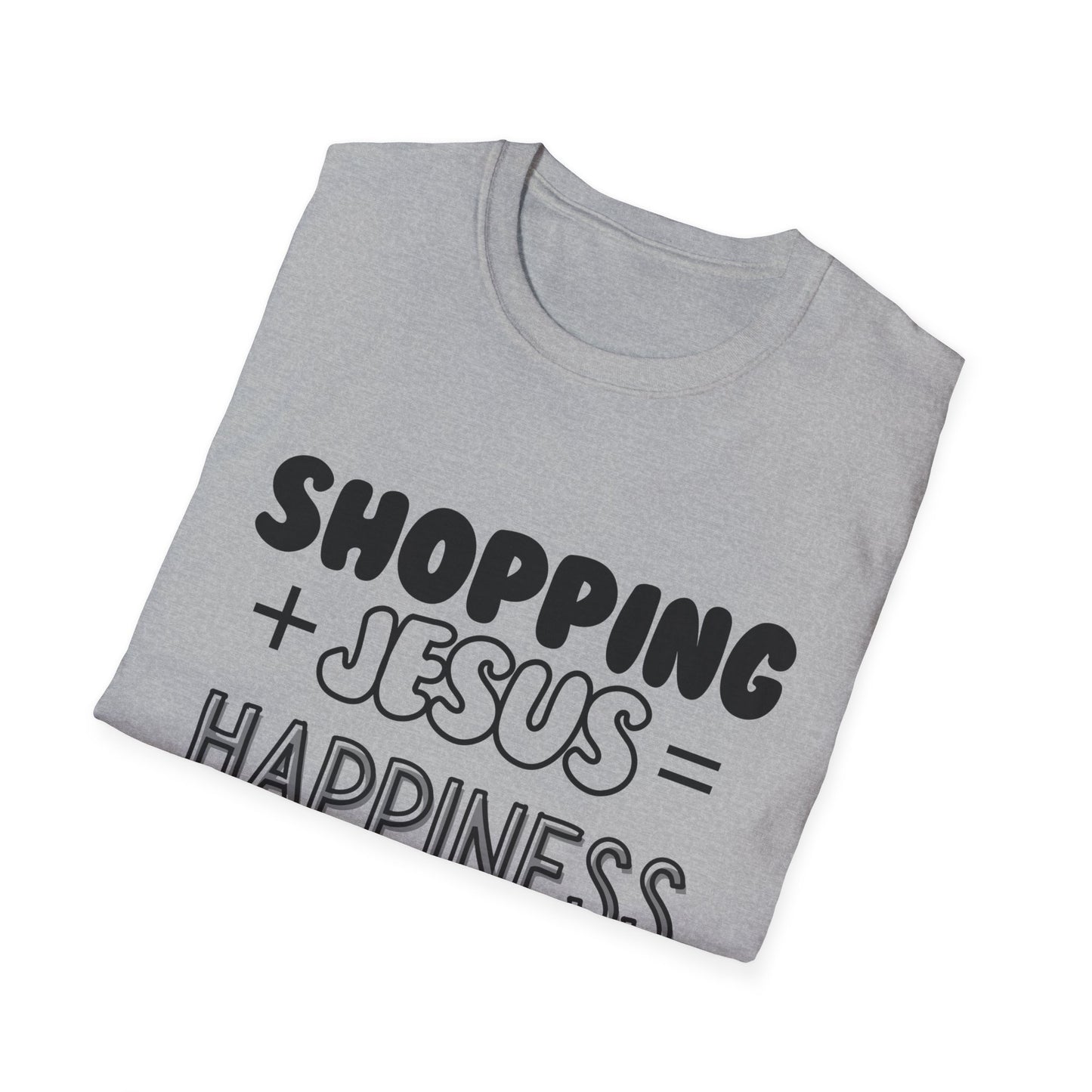 Shopping -Happiness - Softstyle T-Shirt