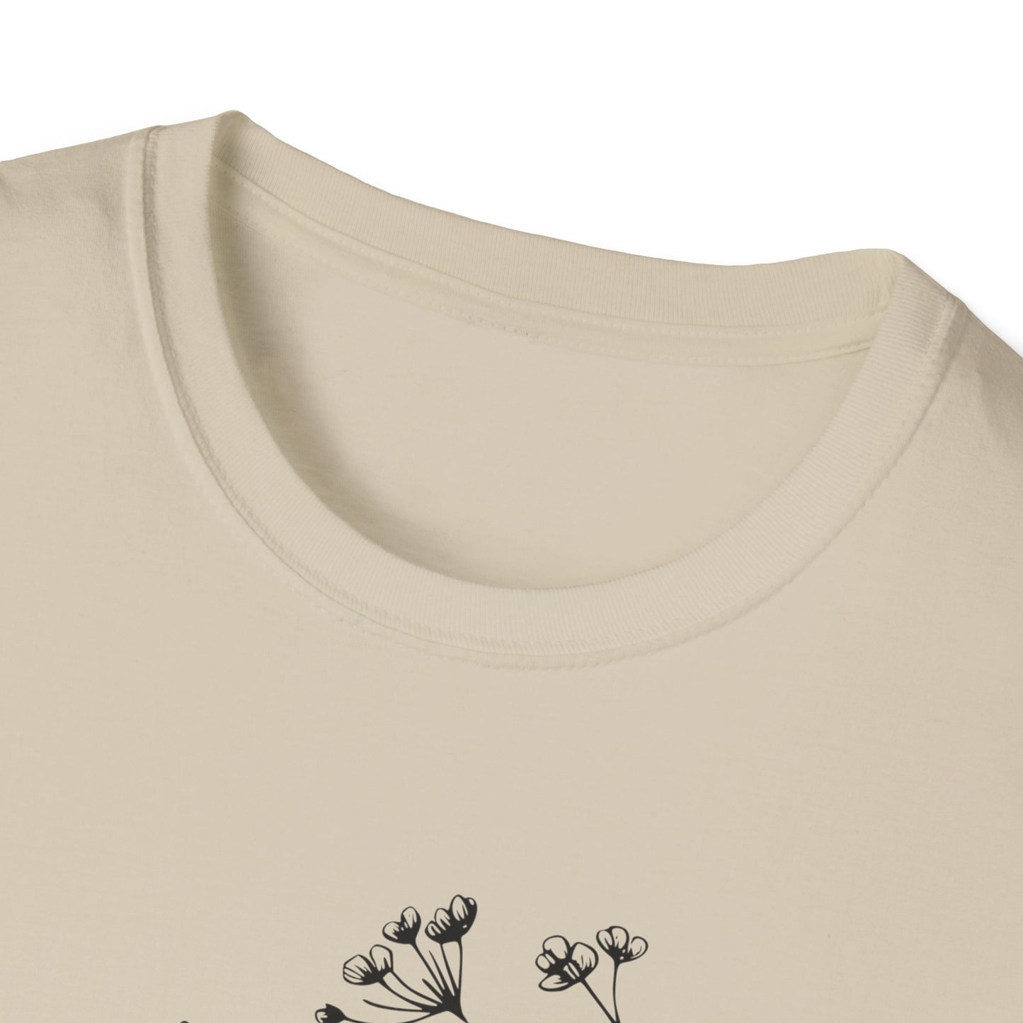 I Love My Church - Floral Design Top - Softstyle T-Shirt