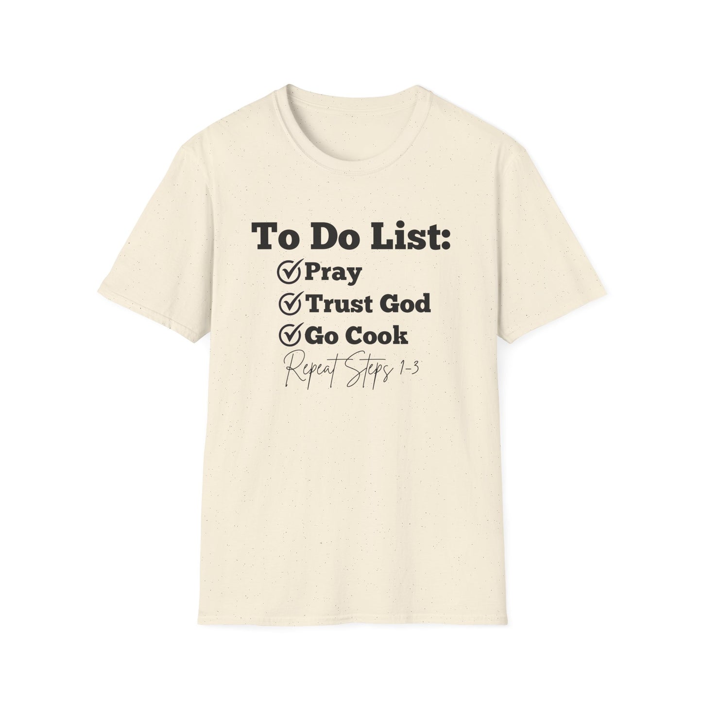 Cooking -To Do List - Softstyle T-Shirt