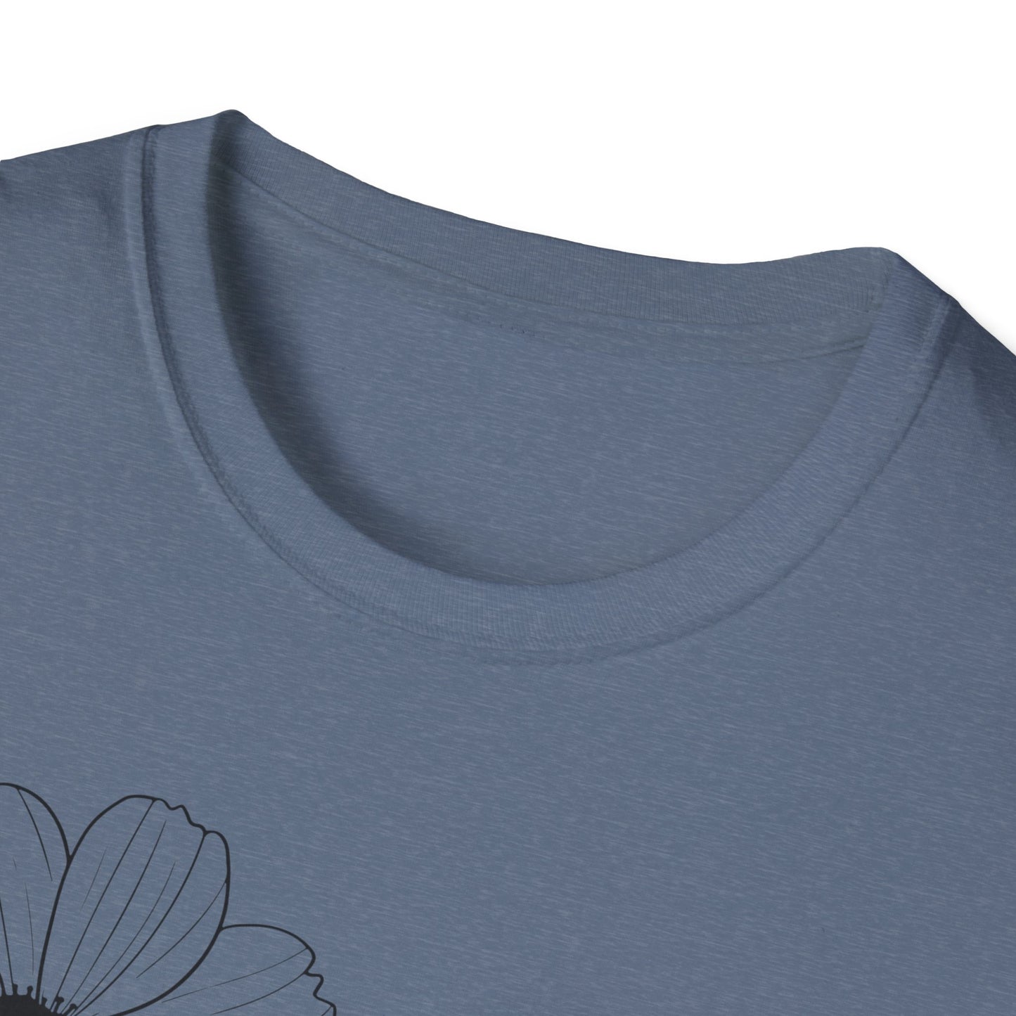 I Love My Church - Floral Single Flower - Softstyle T-Shirt