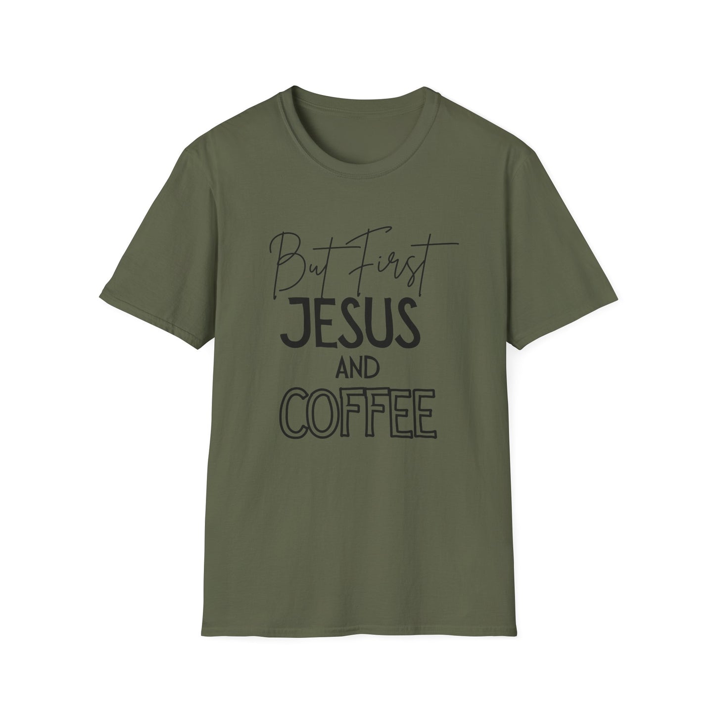 Coffee Lovers - But First - Softstyle T-Shirt