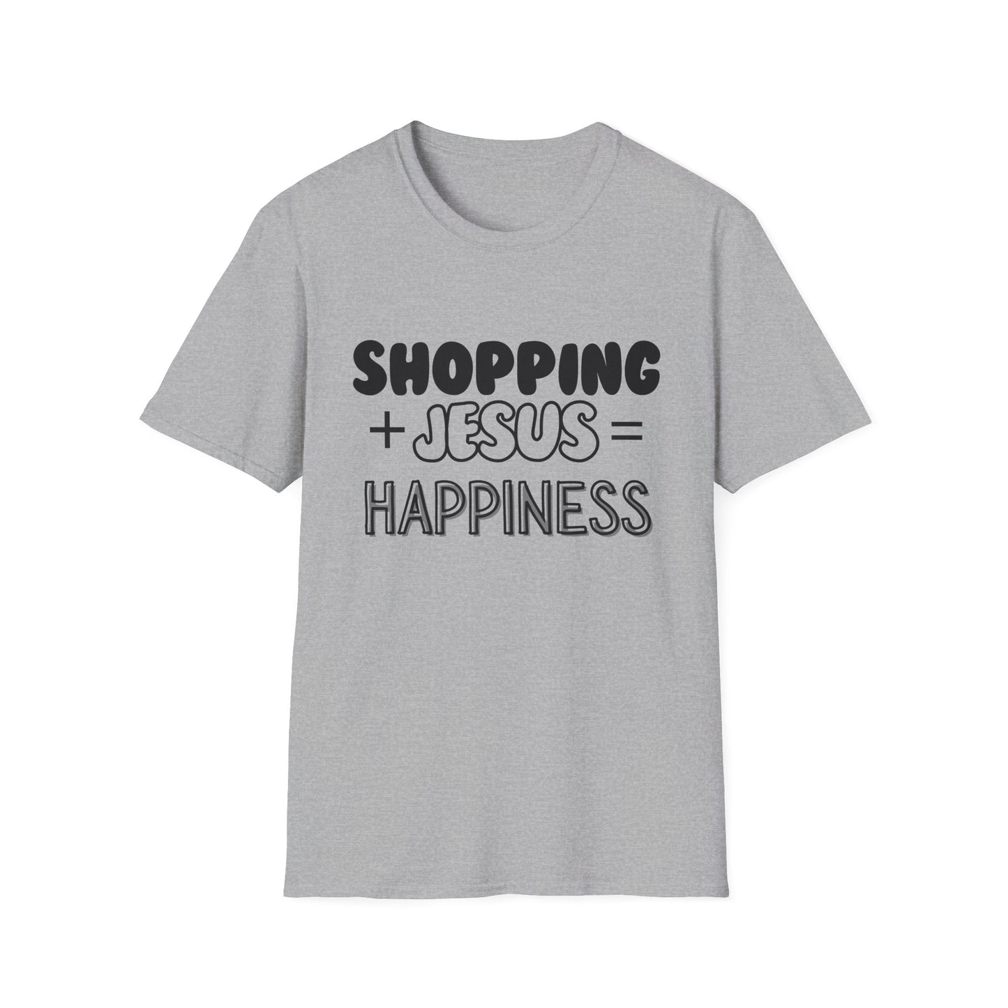Shopping -Happiness - Softstyle T-Shirt