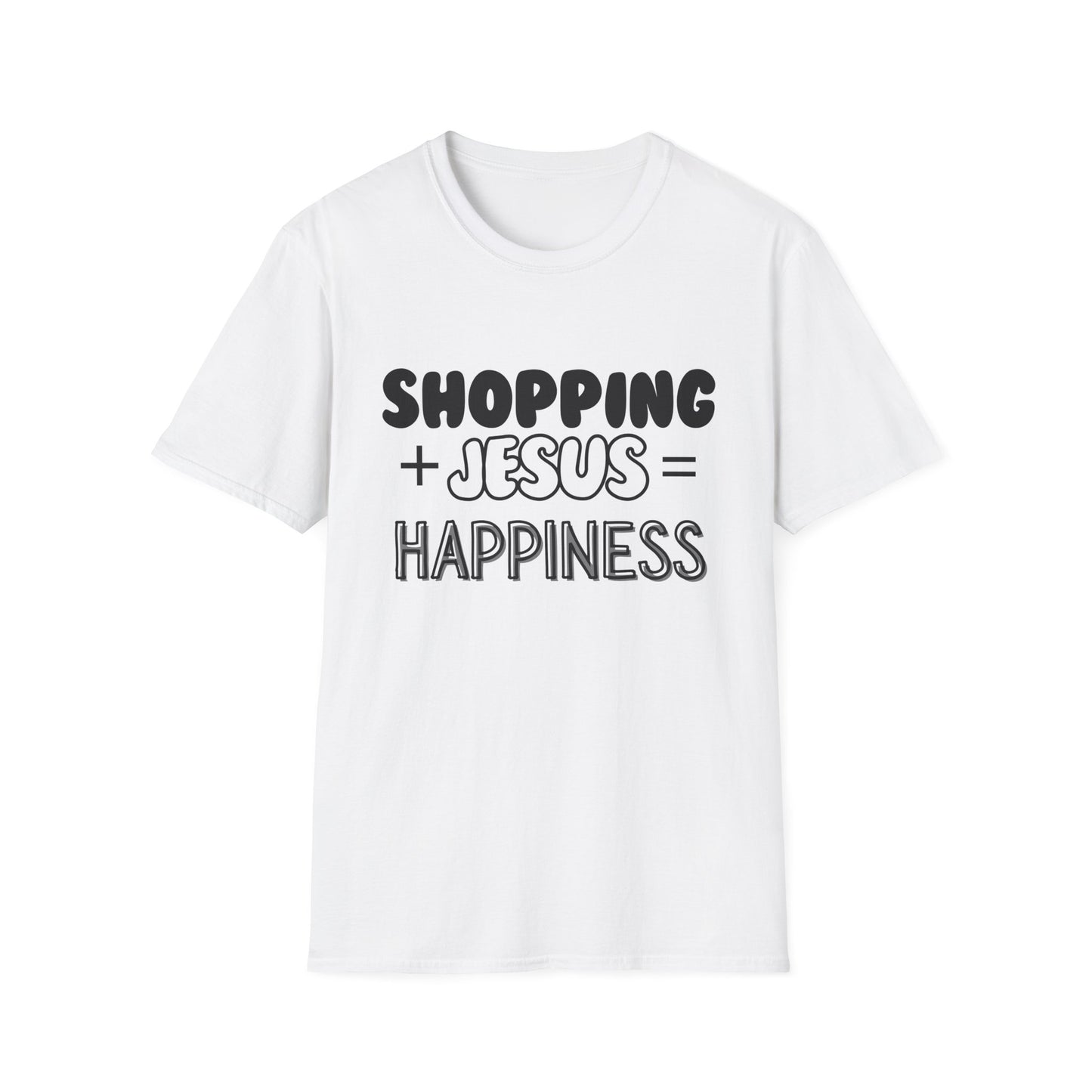 Shopping -Happiness - Softstyle T-Shirt