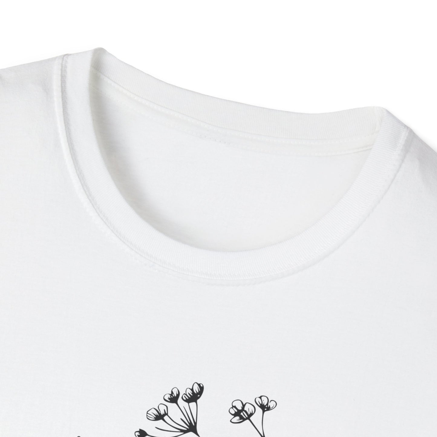 I Love My Church - Floral Design Top - Softstyle T-Shirt