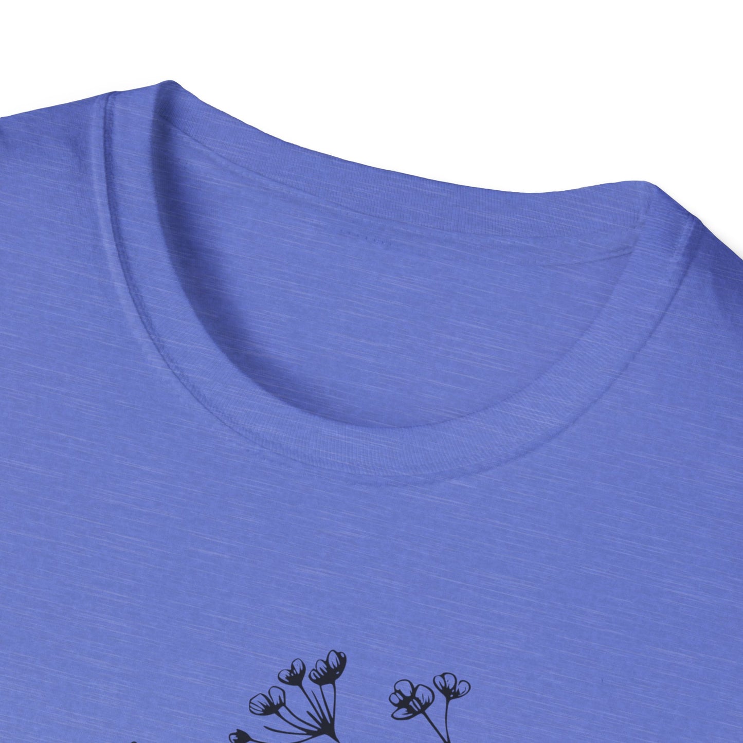 I Love My Church - Floral Design Top - Softstyle T-Shirt