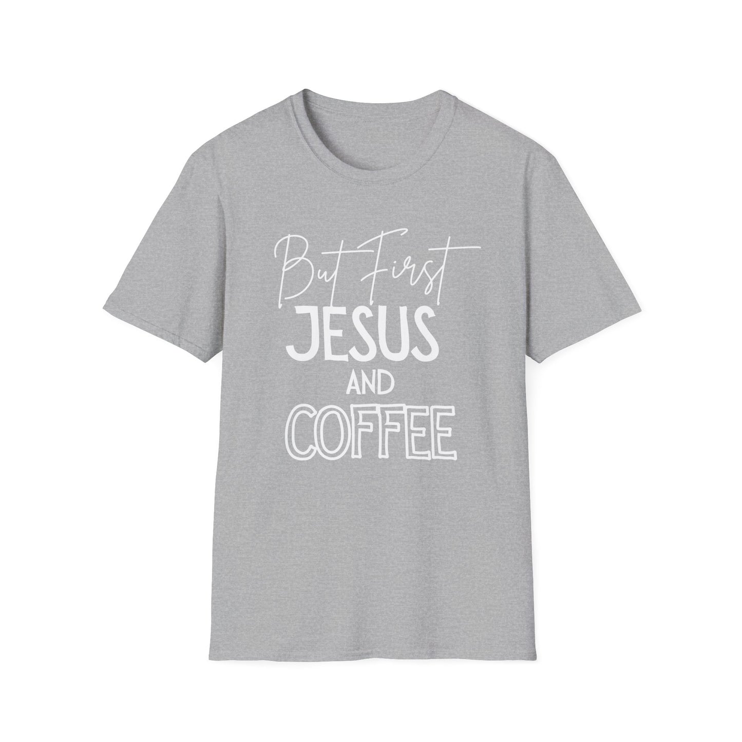 Coffee Lovers - But First - Softstyle T-Shirt