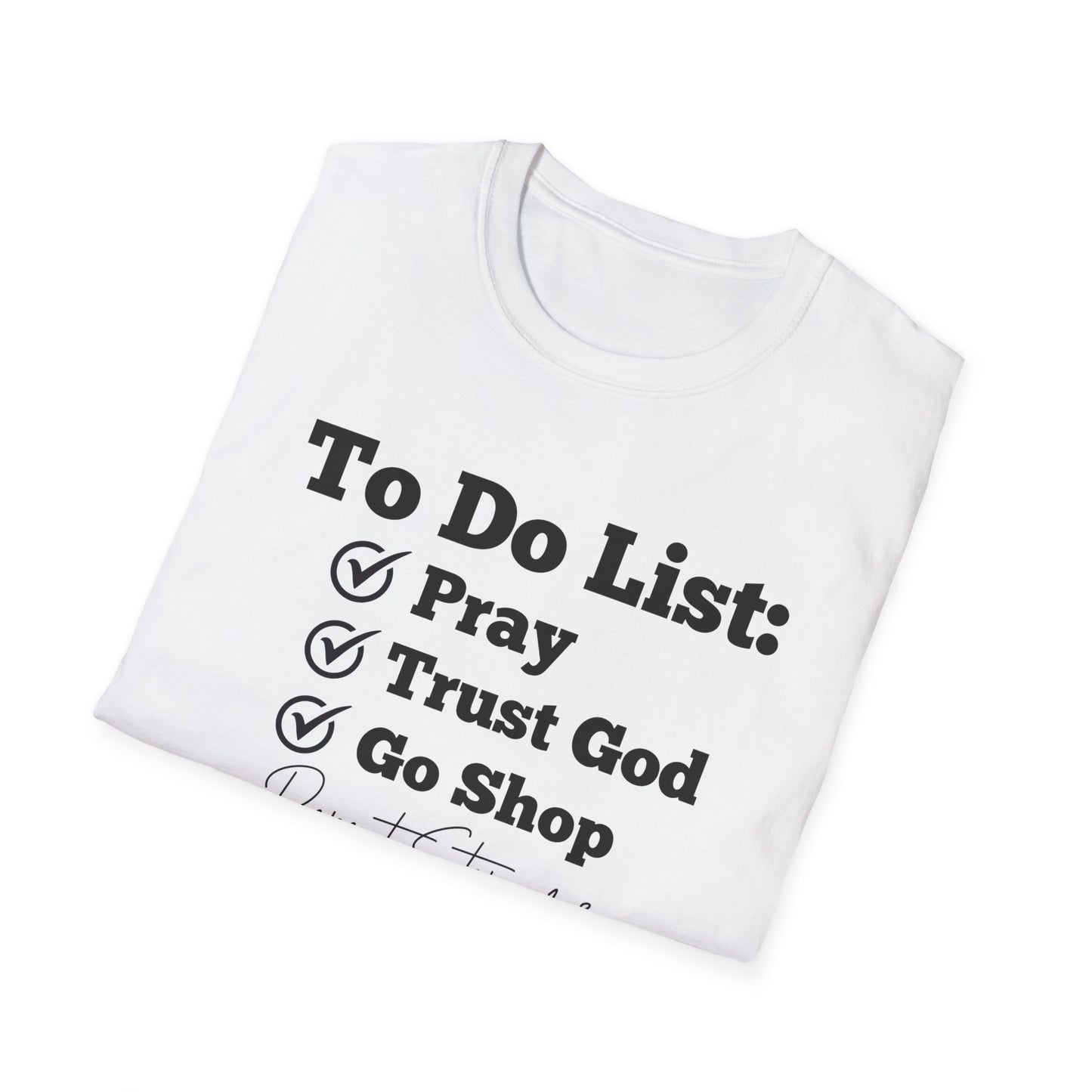 Shopping - To Do List- Softstyle T-Shirt