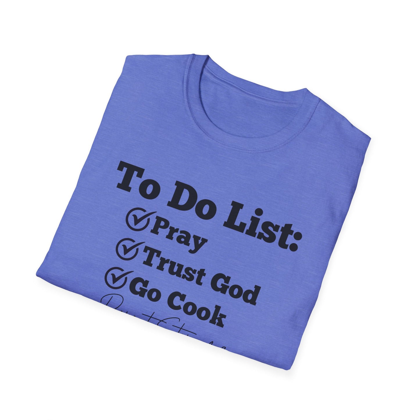 Cooking -To Do List - Softstyle T-Shirt