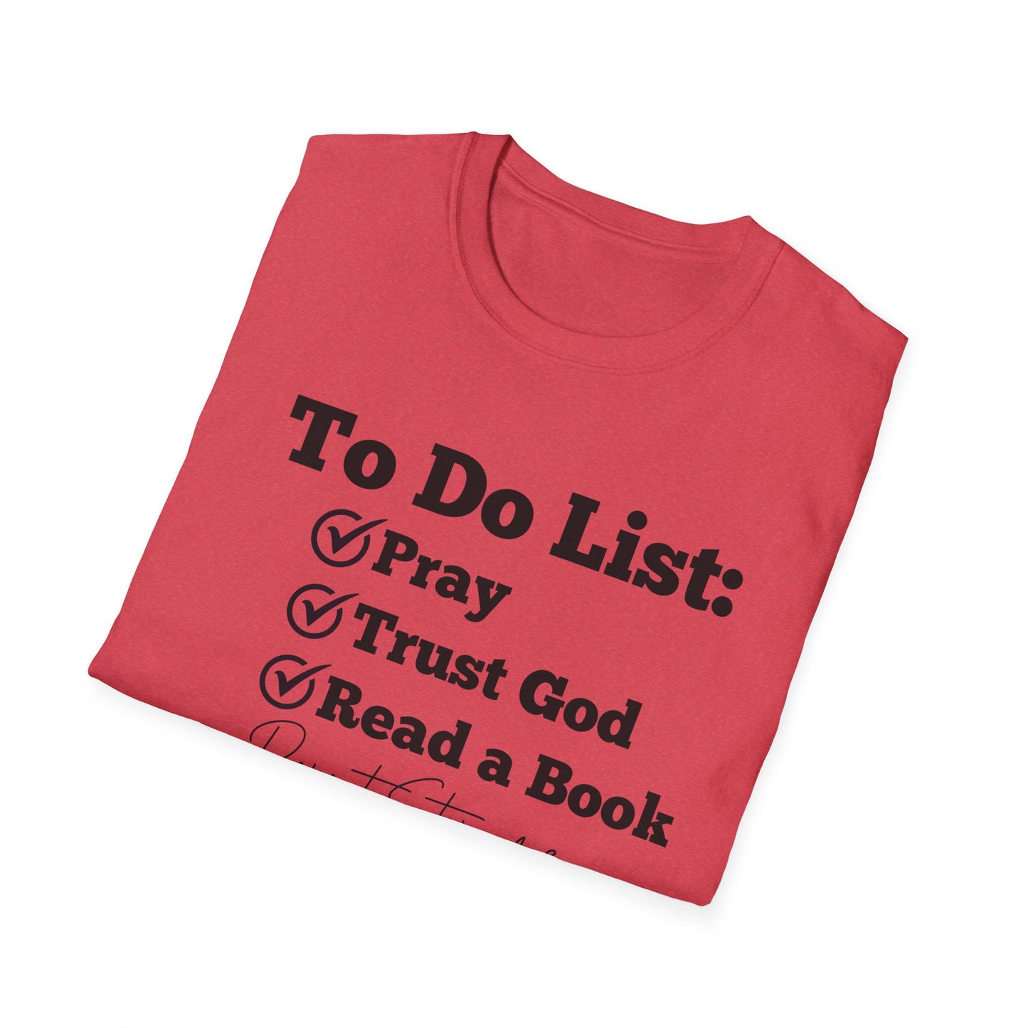 Reading -To Do List - Softstyle T-Shirt