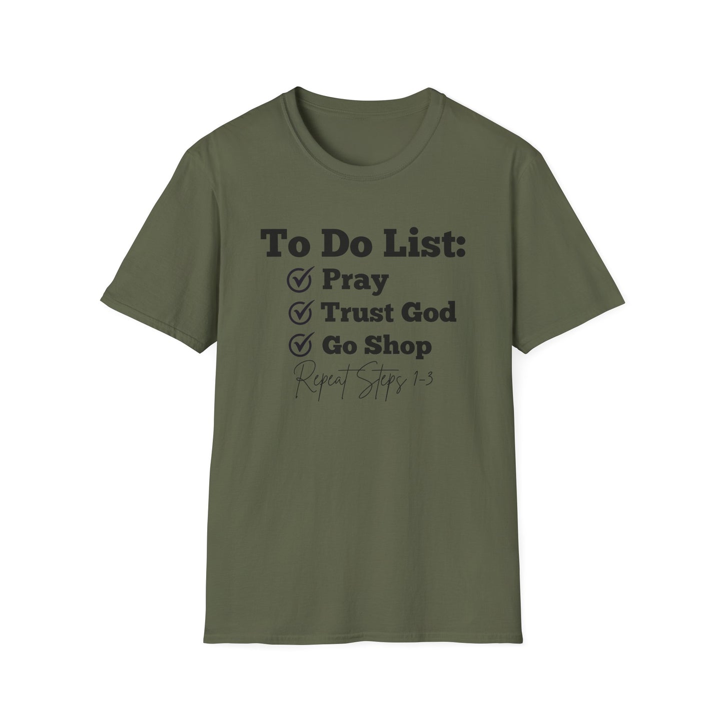Shopping - To Do List- Softstyle T-Shirt