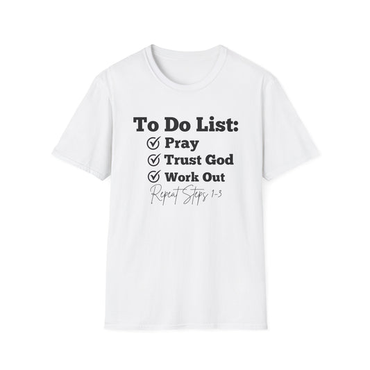 Fitness - To Do List - Softstyle T-Shirt