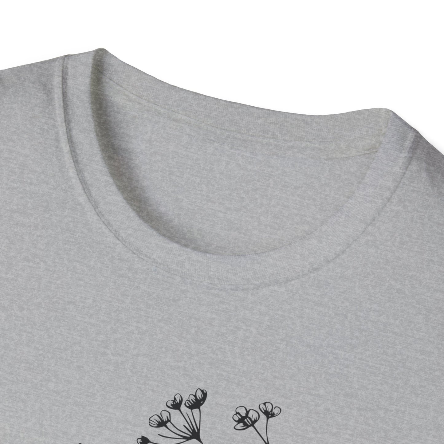 I Love My Church - Floral Design Top - Softstyle T-Shirt