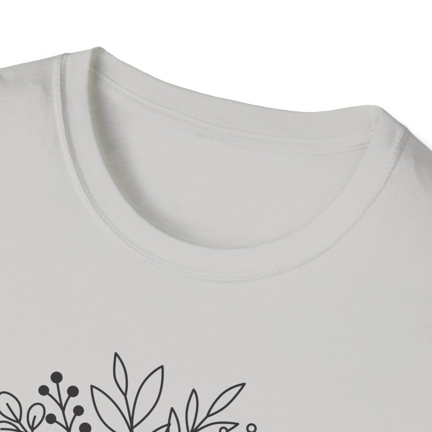 I Love My Church - Floral Design  - Softstyle T-Shirt