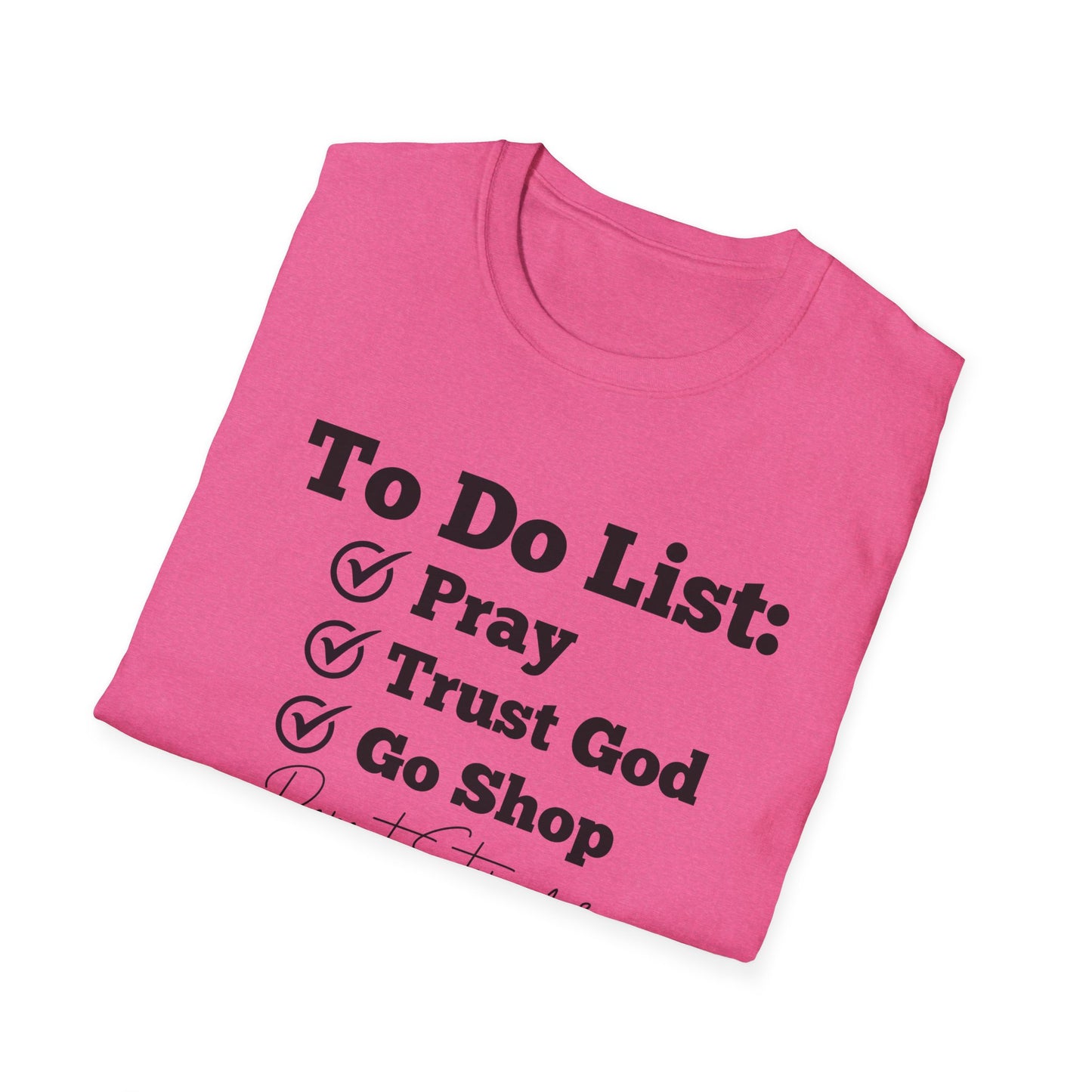 Shopping - To Do List- Softstyle T-Shirt