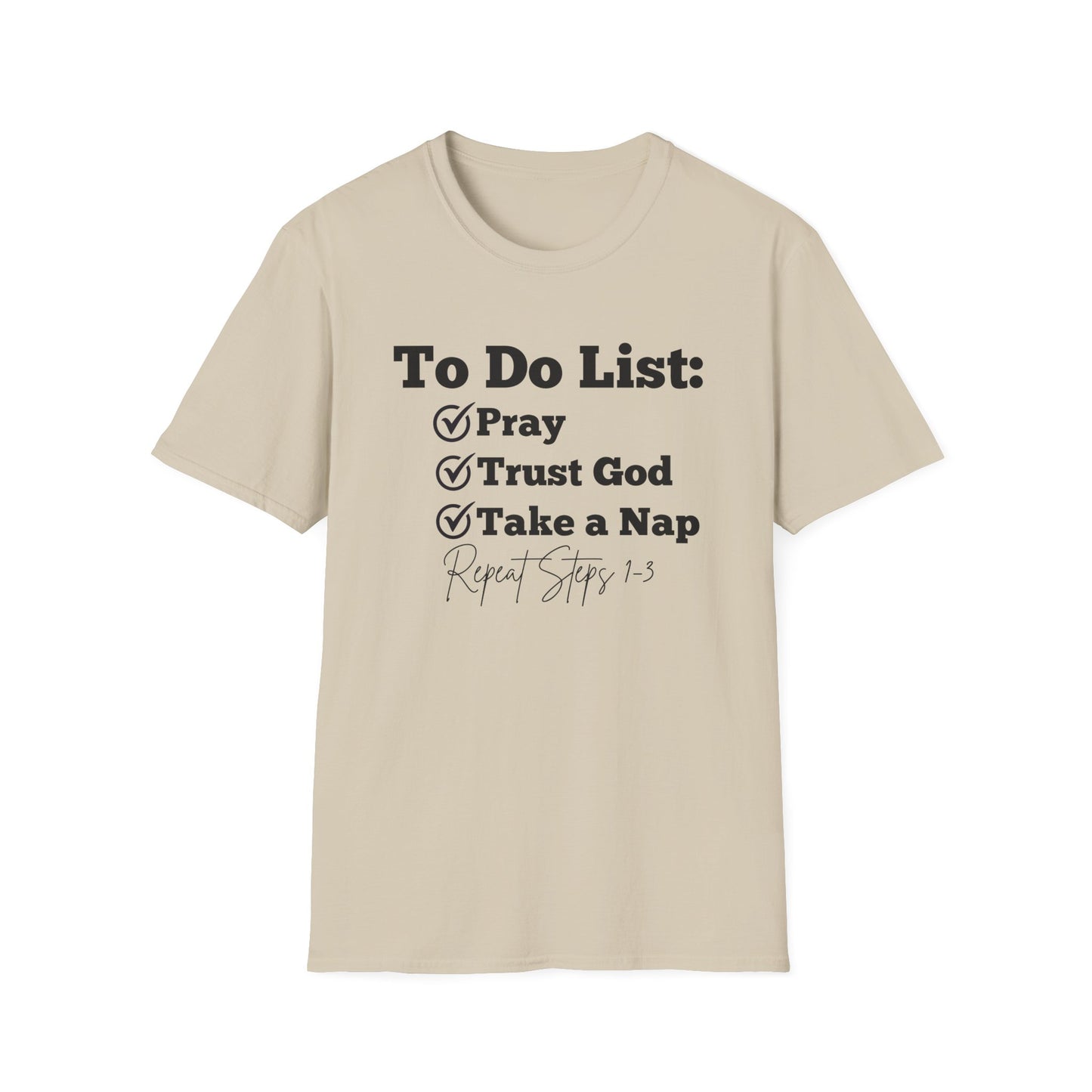 Napping -To Do List- Softstyle T-Shirt