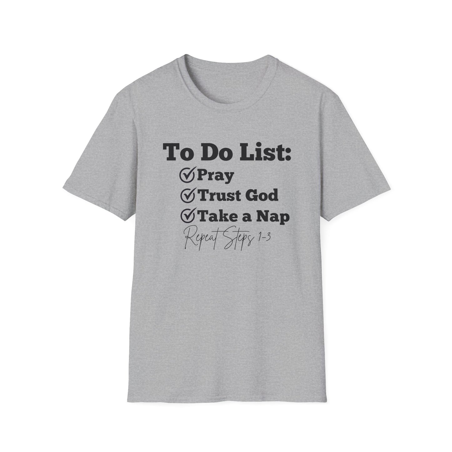 Napping -To Do List- Softstyle T-Shirt